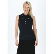 Marstrand Sleeveless Piké W, Dk. Navy, 38, Skjortor