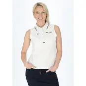 Marstrand Sleeveless Piké W, White, 42, Skjortor