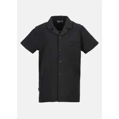 Max Shirt Jr, Black, 110,  Kortärmade Skjortor