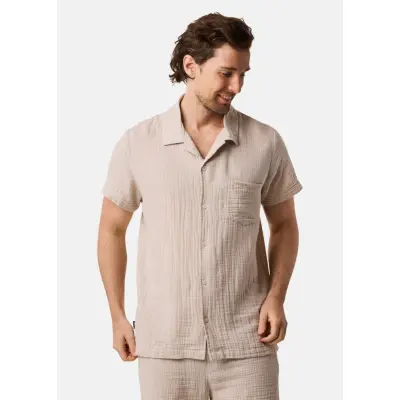 Max Shirt, Lt Khaki, Xl,  Kortärmade Skjortor