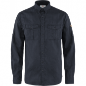 Fjällräven Men's Övik Travel Long Sleeved Shirt Dark Navy