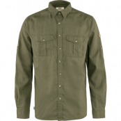 Fjällräven Men's Övik Travel Long Sleeved Shirt Green