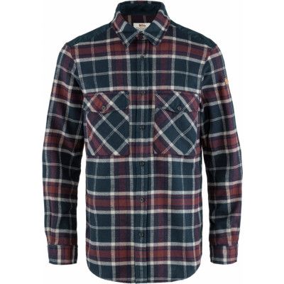 Fjällräven Men's Övik Twill Shirt Dark Navy-Dark Garnet