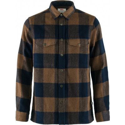 Fjällräven Men's Canada Shirt Chestnut/Dark Navy
