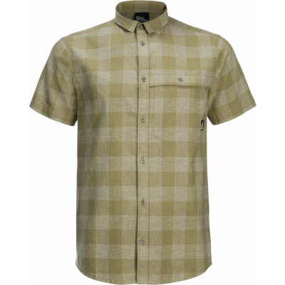 Jack Wolfskin Men's Highlands Shirt Bay Leaf Check