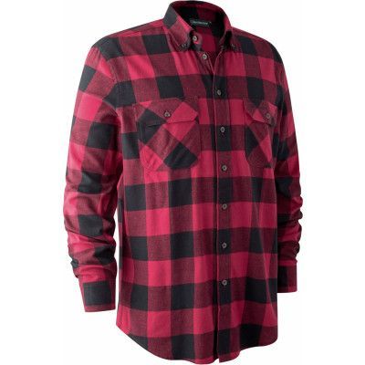 Deerhunter Men's Marvin Flannel Shirt Red Check