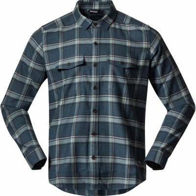 Bergans Men's Tovdal Shirt Orion Blue/Misty Forest Check