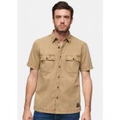 Military S/S Shirt, Canyon Sand Brown, 2xl,  Kortärmade Skjortor
