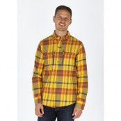 Nordkap Flannel Shirt, Yellow Check, 2xl,  Långärmade Skjortor