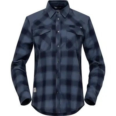 Norrøna Femund Flannel Shirt W'S Navy Blazer - XS