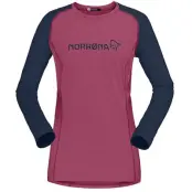 Norrøna Fjørå Equaliser Lightweight Long Sleeve(w) Violet Quartz/Indigo Night