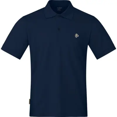 Norrøna Men's femund cotton Polo Shirt Navy Blazer