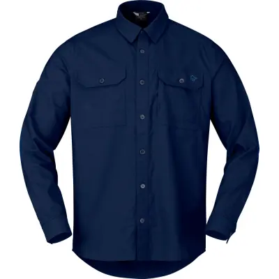Norrøna Men's Femund Cotton Shirt Navy Blazer