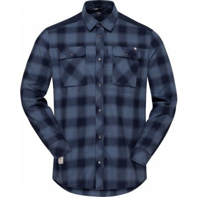 Norrøna Men's Femund Flannel Shirt Navy Blazer