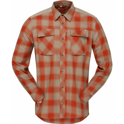 Norrøna Men's Femund Flannel Shirt Pureed Pumpkin