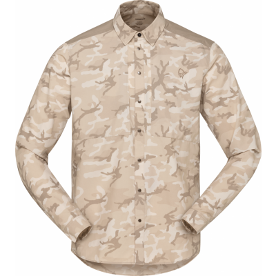 Norrøna Men's Femund Light Shirt Beige Camo