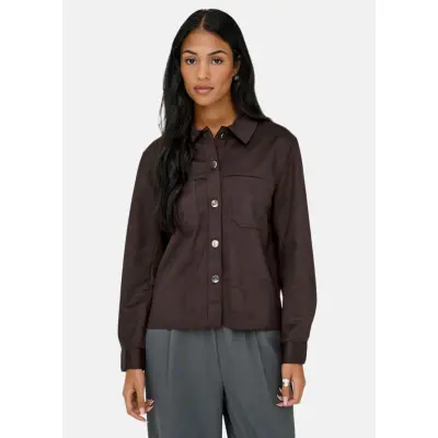 ONLMIRA L/S FAUX SUEDE SHIRT P