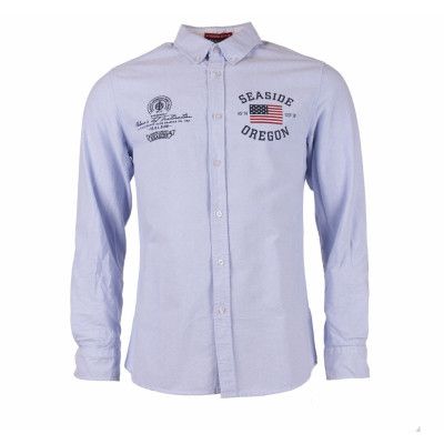 Oregon Shirt, Lt Blue, 4xl,  Herr