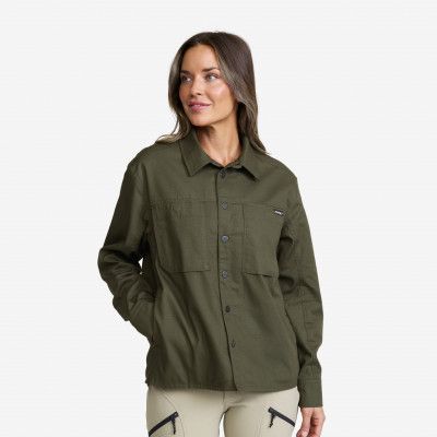 Dam>Tröjor>Skjortor - Outback Fleece Lined Overshirt - Dam - Deep Depths, Storlek:M
