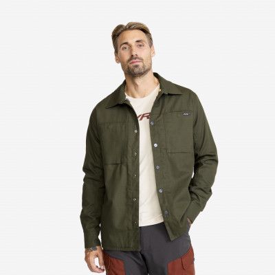 Outback Fleece Lined Overshirt Herr Deep Depths, Storlek:XS