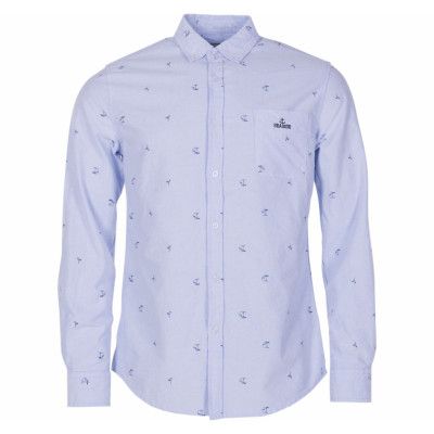 Oxford Flamingo Shirt, Lt Blue, 2xl,  Skjortor