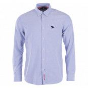 Oxford L/S, Lt Blue/Red, 3xl, Skjortor