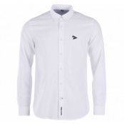 Oxford L/S, White/Lt Blue, Xl, Skjortor