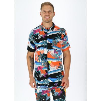 Party Pack S/S Shirt, Black, S,  Kortärmade Skjortor