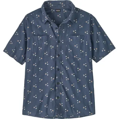 Patagonia Men's Back Step Shirt Bouquet: Dolomite Blue