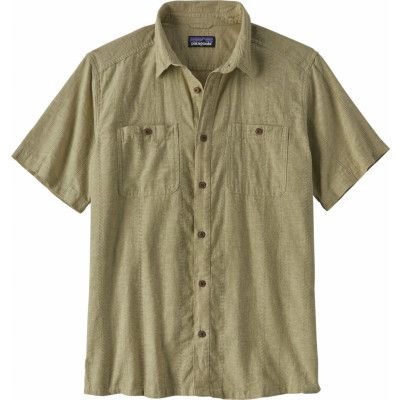 Patagonia Men's Back Step Shirt Swell Dobby: Buckhorn Green
