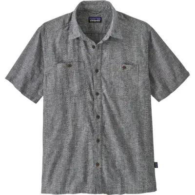 Patagonia Men's Back Step Shirt Swell Dobby: New Navy