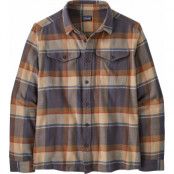 Patagonia Men's Fjord Flannel Shirt Sunrise Ridge/Forge Grey