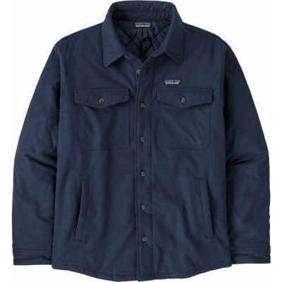 Patagonia Men's Lw Insulated Fjord Flannel Shirt New Navy