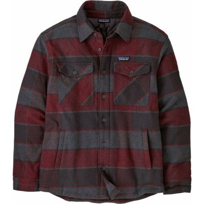 Patagonia Men's Lw Insulated Fjord Flannel Shirt William: Ink Black