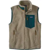 Patagonia M's Classic Retro-X Vest Pelican w/Dark Borealis Green