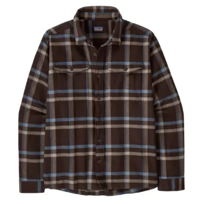 Patagonia M's Fjord Flannel Shirt Crossing: Den Brown