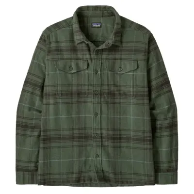 Patagonia M's Fjord Flannel Shirt Dissolve: Treeline Green