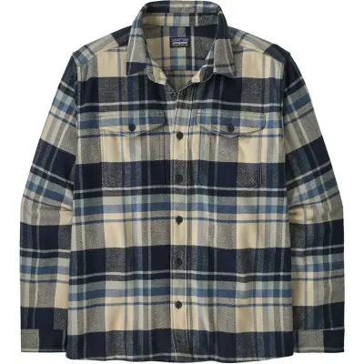Patagonia M's Fjord Flannel Shirt Hibernate: Sunken Blue Hibernate: Sunken Blue M