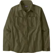 Patagonia M's Point Reyes Canvas Shirt Basin Green - L