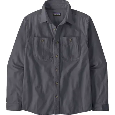 Patagonia M's Point Reyes Canvas Shirt Smolder Blue - XL