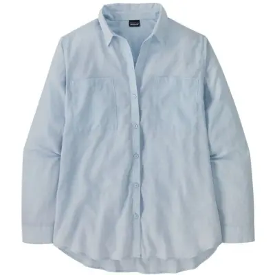 Patagonia W's LW A/C Buttondown Fleck Blue
