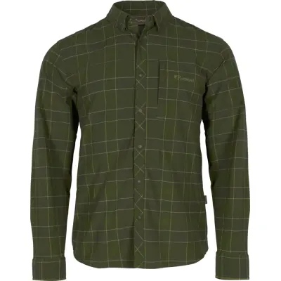 Pinewood Men's Abisko Trekking Longshirt Shirt Moss Green