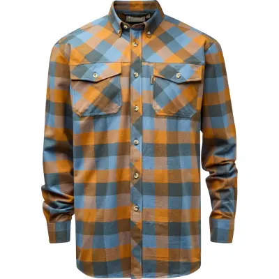 Pinewood Men's Lumbo Shirt Fudge/Blue
