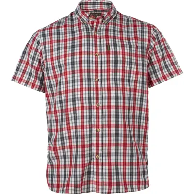 Pinewood Men's Summer Shirt Red/Grey