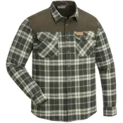 Pinewood M's Douglas Shirt Olive/Light Khaki