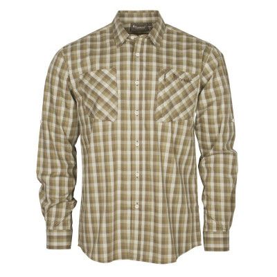 Pinewood Skjorta Glenn Green/Olive
