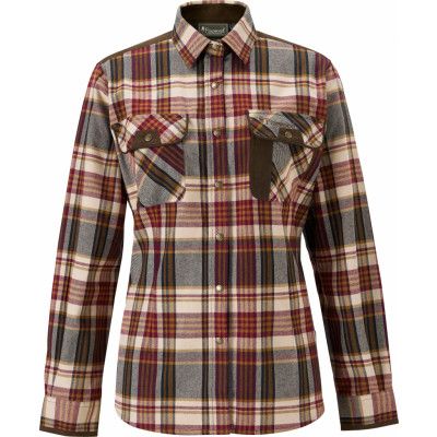 Pinewood Women's Prestwick Exclusive Shirt Bordeaux/Beige