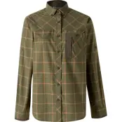 Pinewood Women's Wolf Shirt Green/terracotta