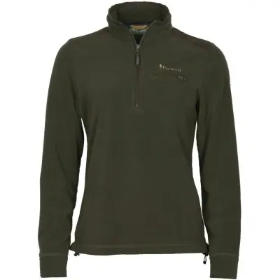Pinewood W's Småland Hunters Half Zip Fleece Sweater Hunter Brown