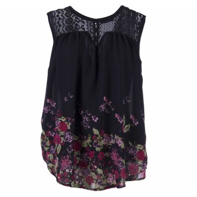 Price Alex Lace Top, Black Comb, 34,  Skjortor